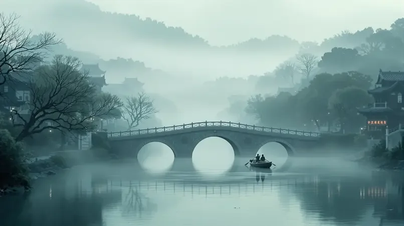 水乡晨雾 - 555电影精选影像封面